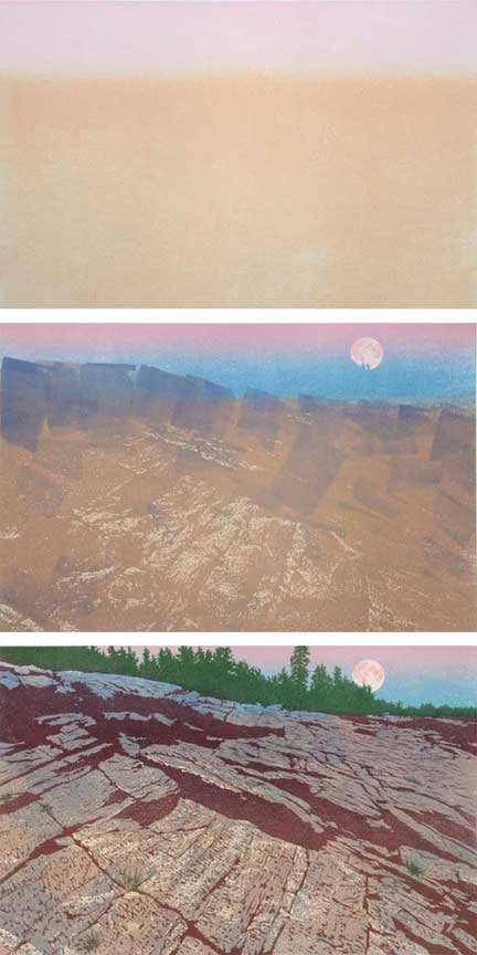 Acadian Moon, impressions 1-3
