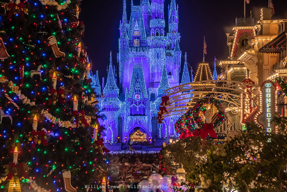 Disney's Magical Christmas Photograph - Disney Christmas Photos | William Drew Photography