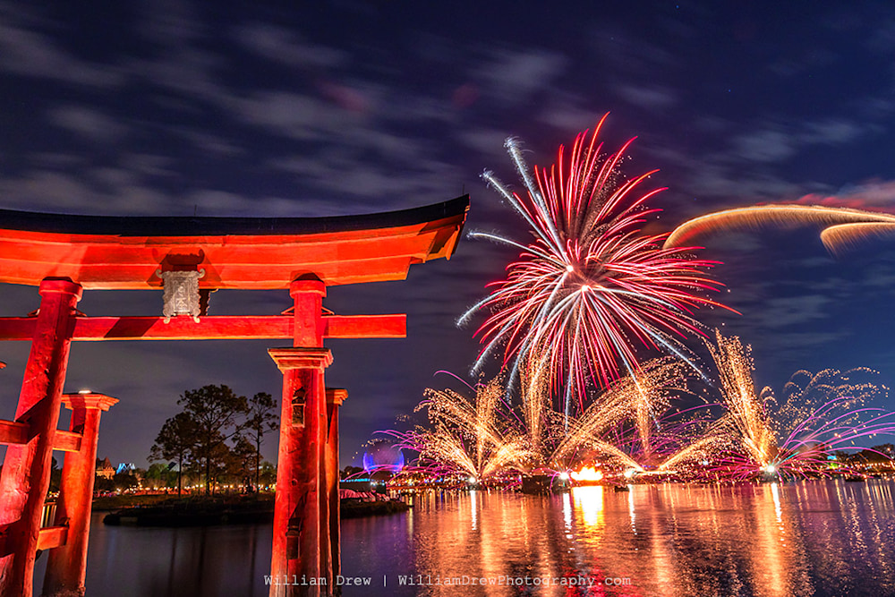 Torii Gates Illuminations - Epcot Pictures | William Drew Photography