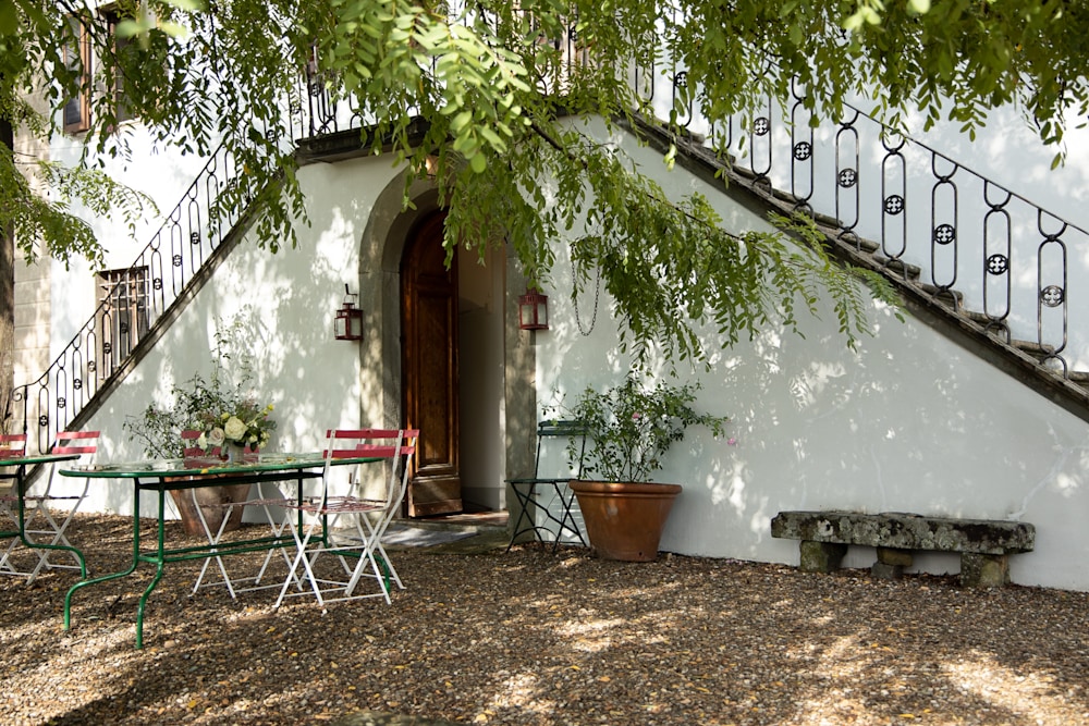 The patio at Villa Pepi