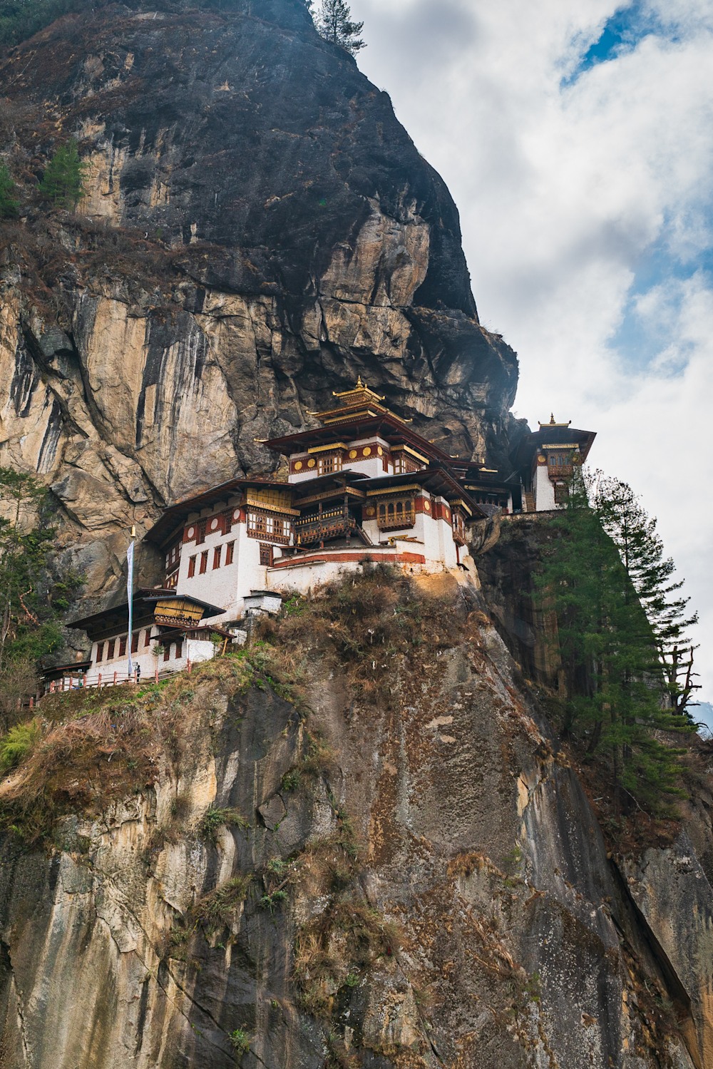 Tiger's Nest Buddhist monastery in Paro Bhutan