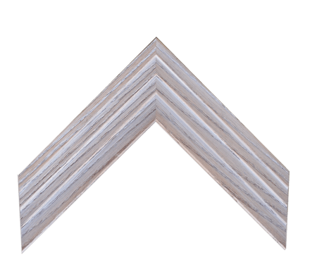 2.25-inch medium brown wood frame