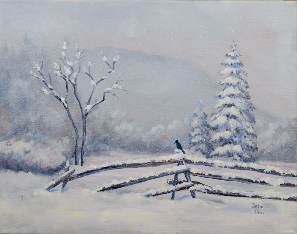 Morning Snow by Debra Davis
