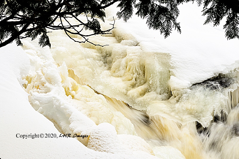 Frozen Manitou Falls