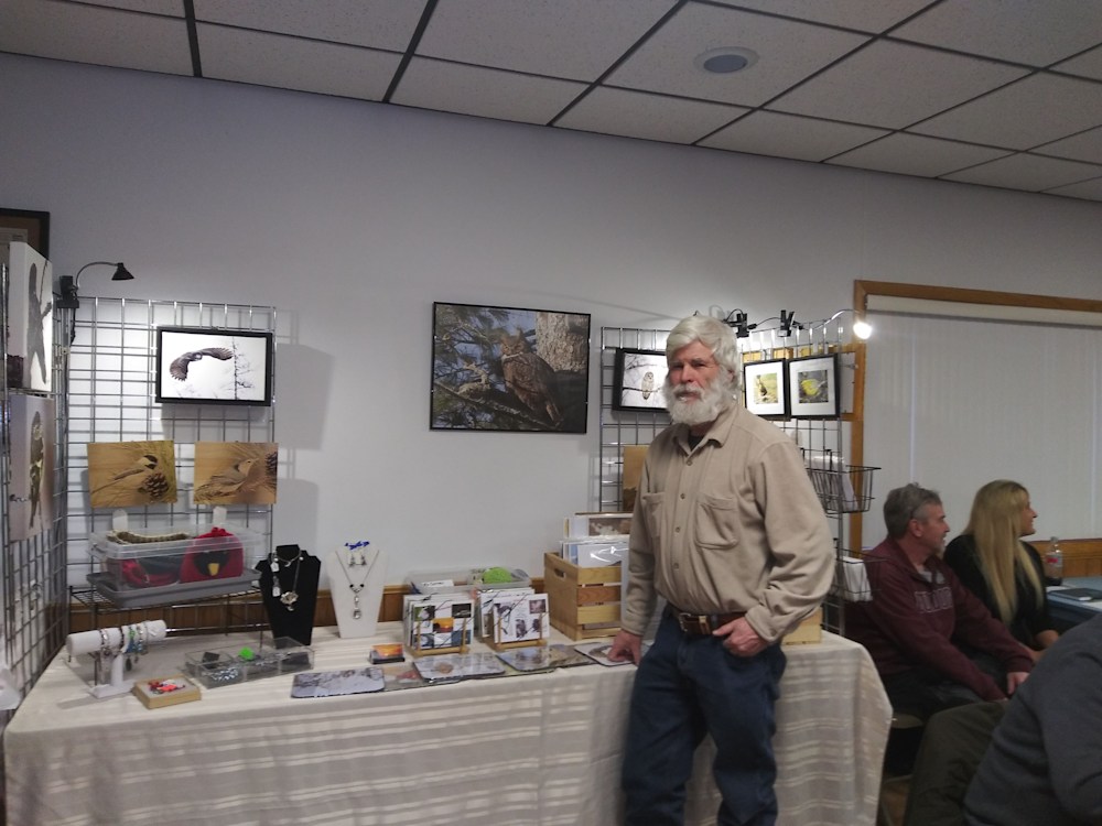 Larry's table at the Birding Festival