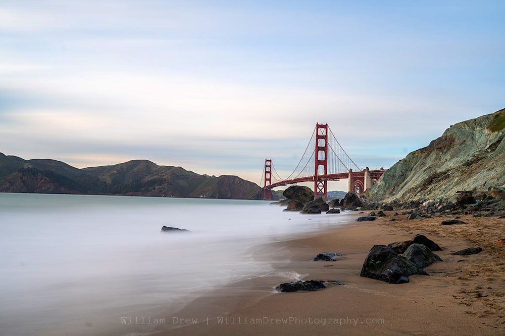 Golden Gate and Marshall's Beach Photograph