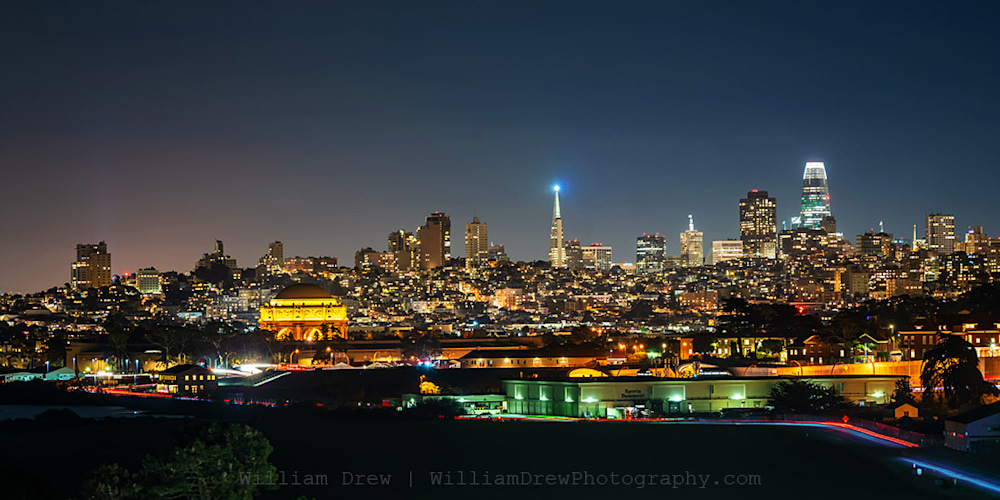 Chrissy Field View of Downtown San Francisco Photograph