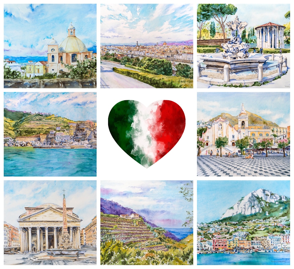 Paintings of Italy | Kimberly Cammerata