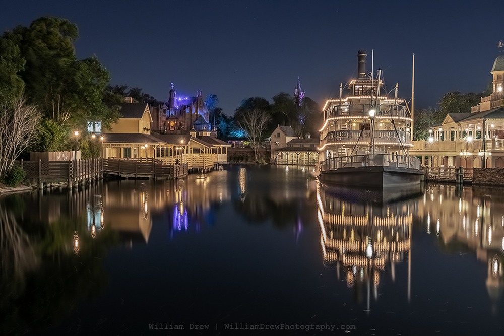 Rivers of America Reflections - Disney Artwork for Sale | William Drew Photography