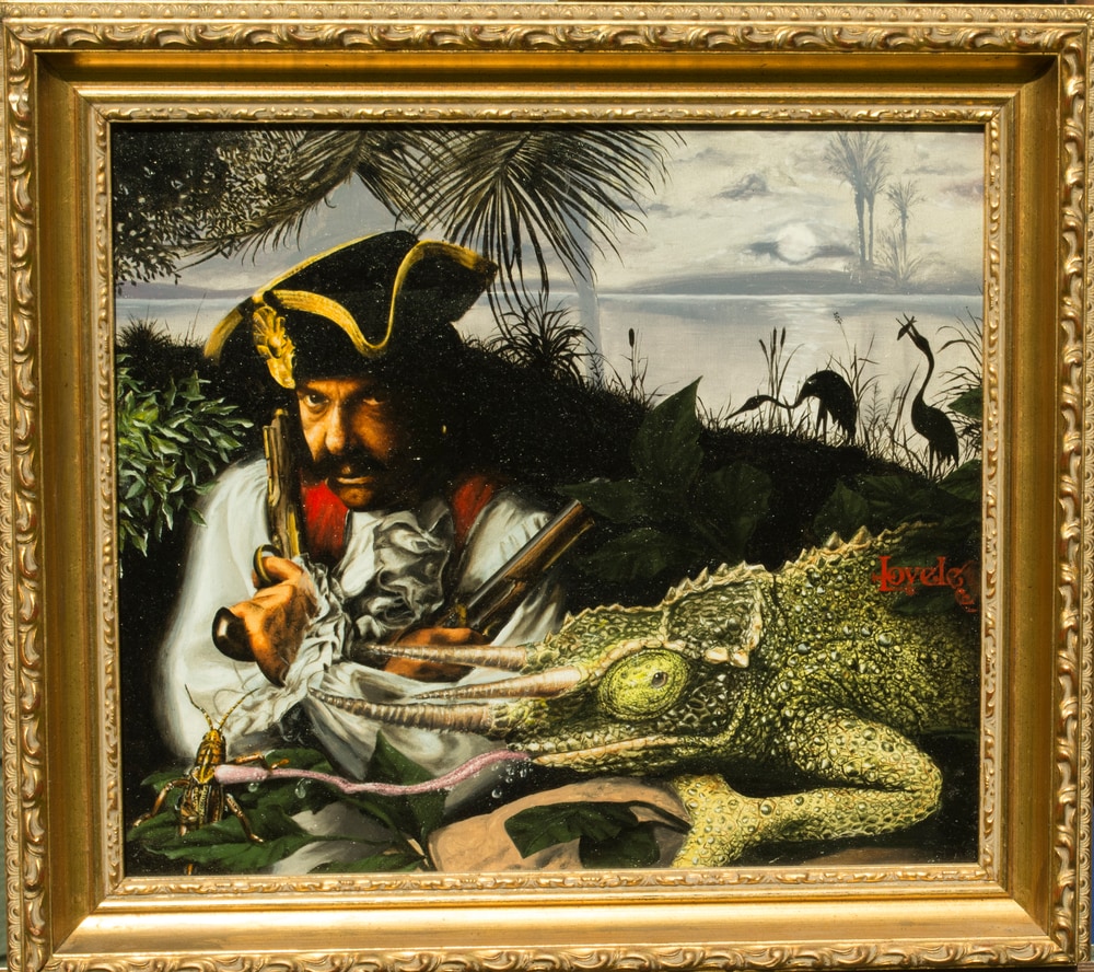 This is an illustration called "The Pirate."