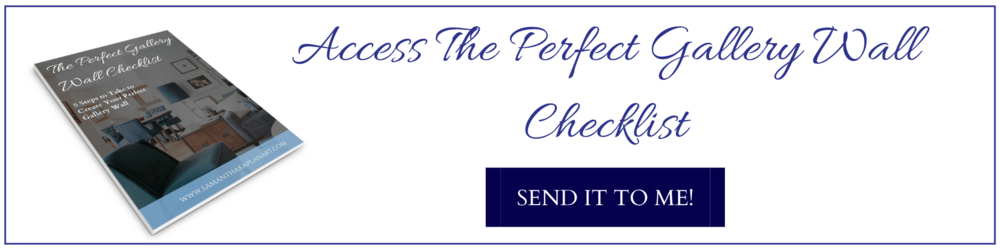 The free perfect gallery wall checklist.