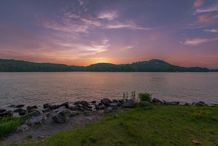 Red Top Mountain at Sunset