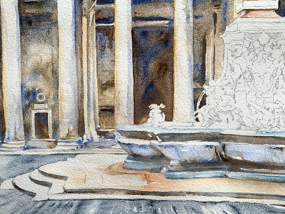 La Fontana di Piazza della Rotonda, Roma In Progress | Kimberly Cammerata