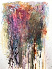photo of original painting titled Contemplating Grace by NH artist Dawn Boyer