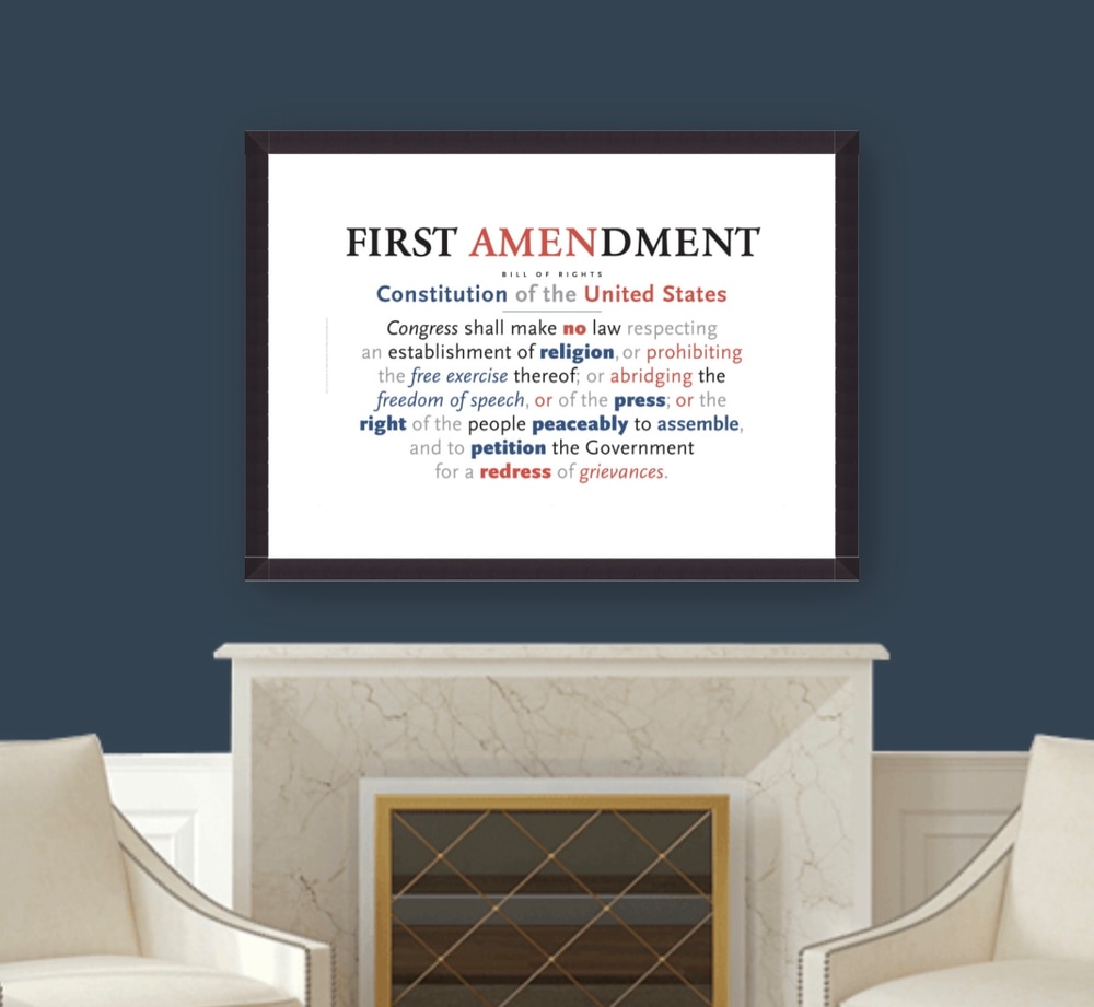 first amendment poster 