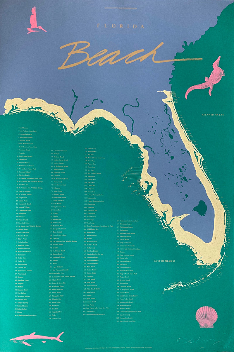 Florida Beach Poster