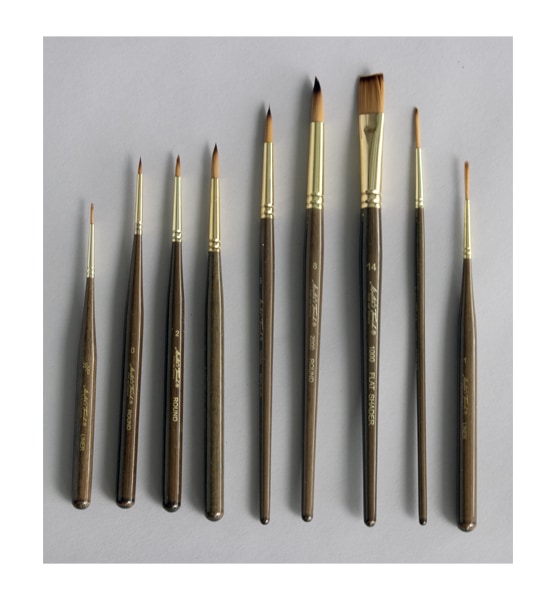 assorted paint brushes