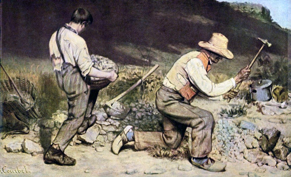 Gustave Courbet "The Stonebreakers" 1849"