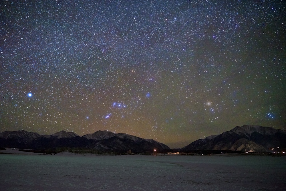 Night in the Sawatch Range