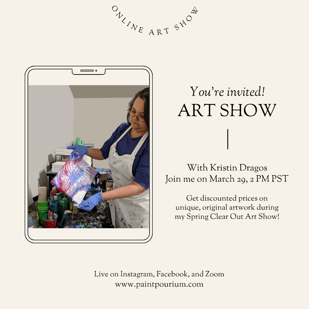 You're invited to my art show!