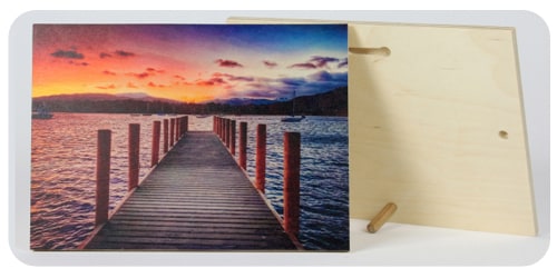 wood print