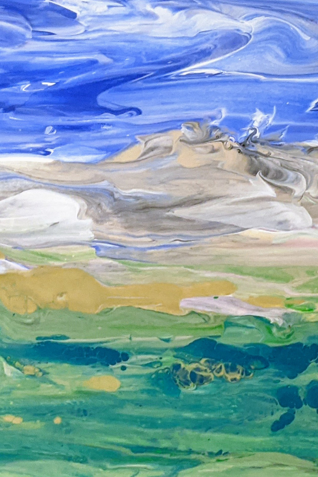 Fluid Landscape No. 1 (Mountain range)