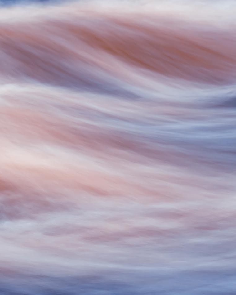 Soft water abstract photograph by Thomas Watkins.