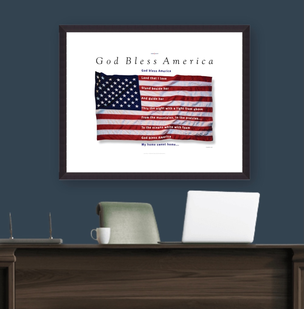 American flag poster 