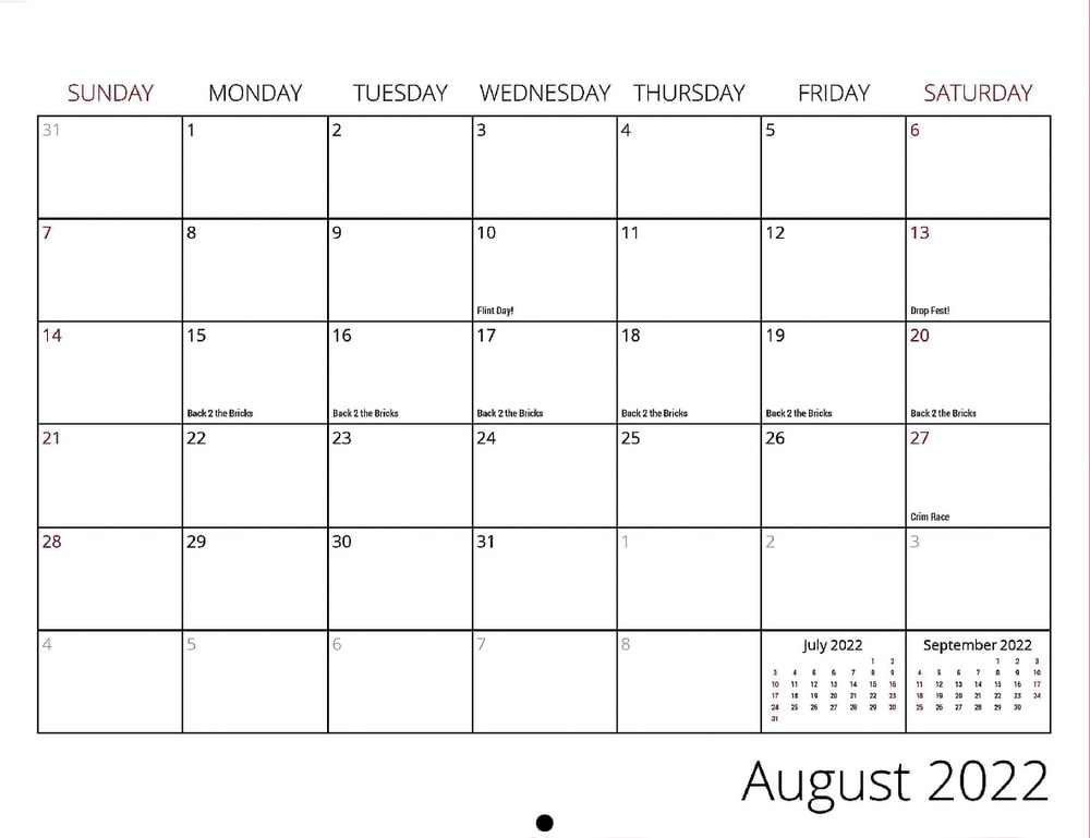 Low Resolution Date Page example