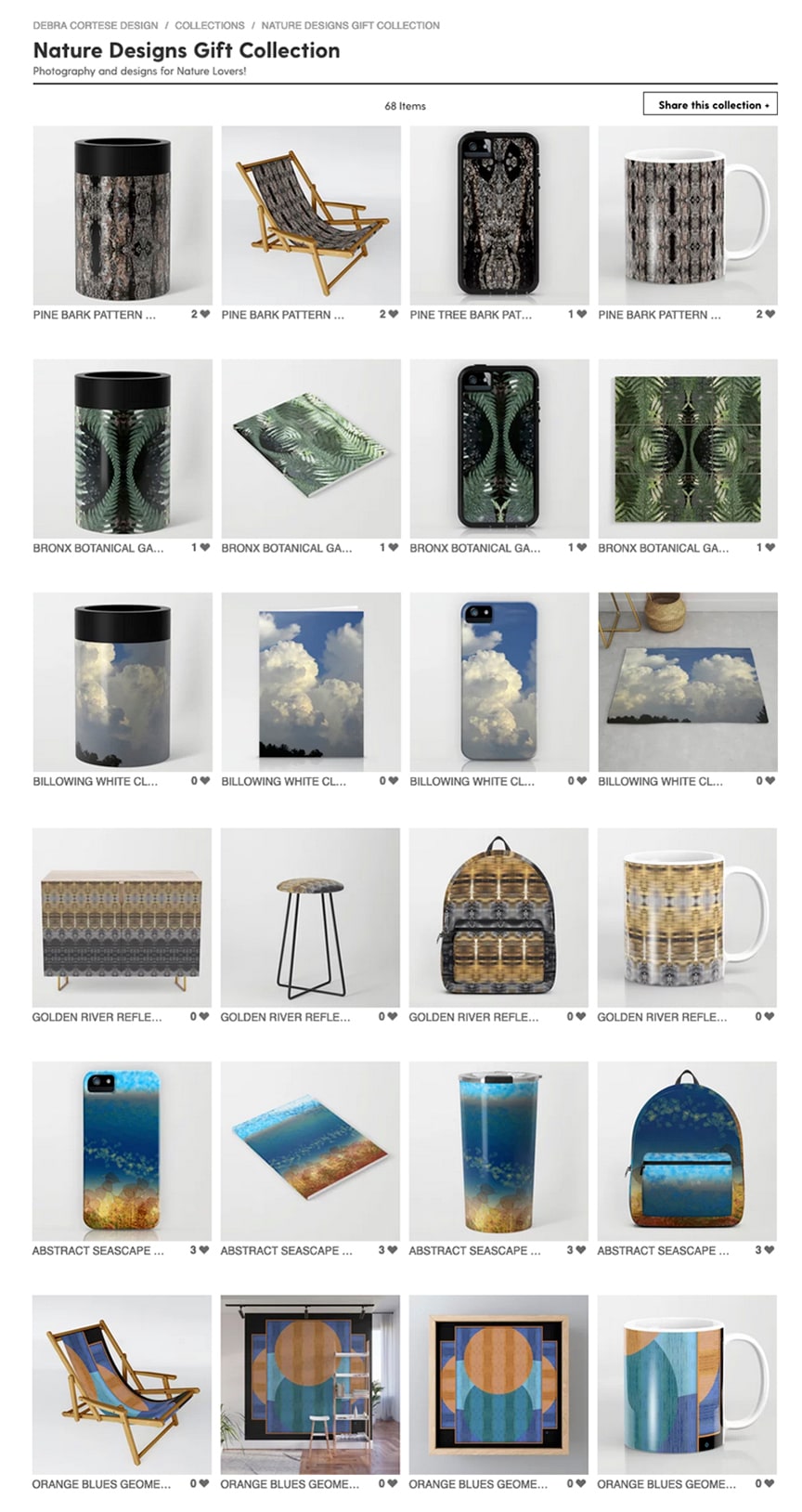 Nature Designs Collection by Debra Cortese Designs