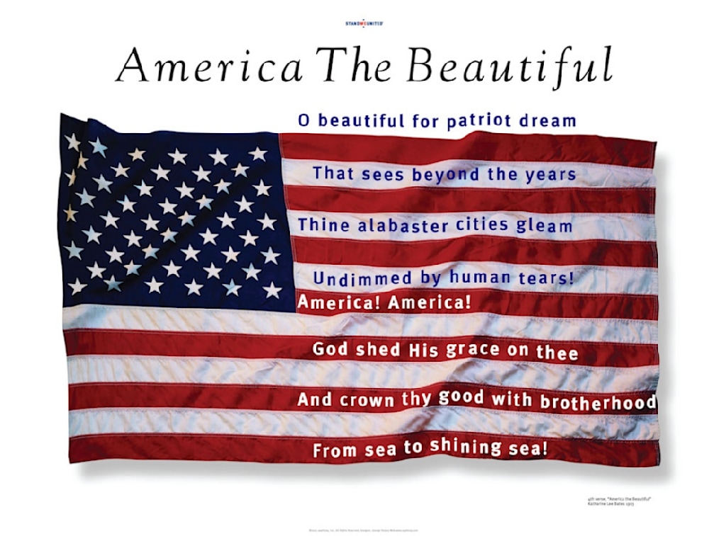 America the Beautiful Poster 