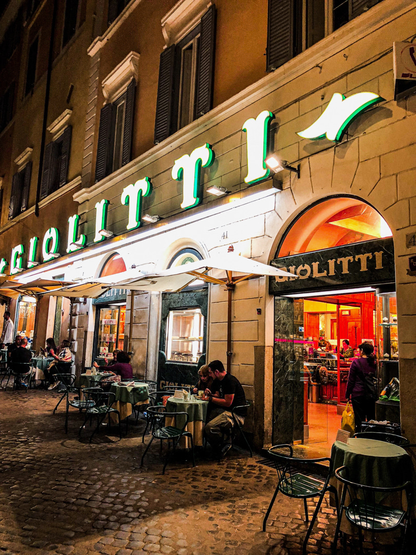 Giolitti, Exterior Evening | Kimberly Cammerata