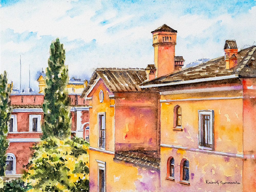 View from Villa Farnesina, Trastevere | Kimberly Cammerata