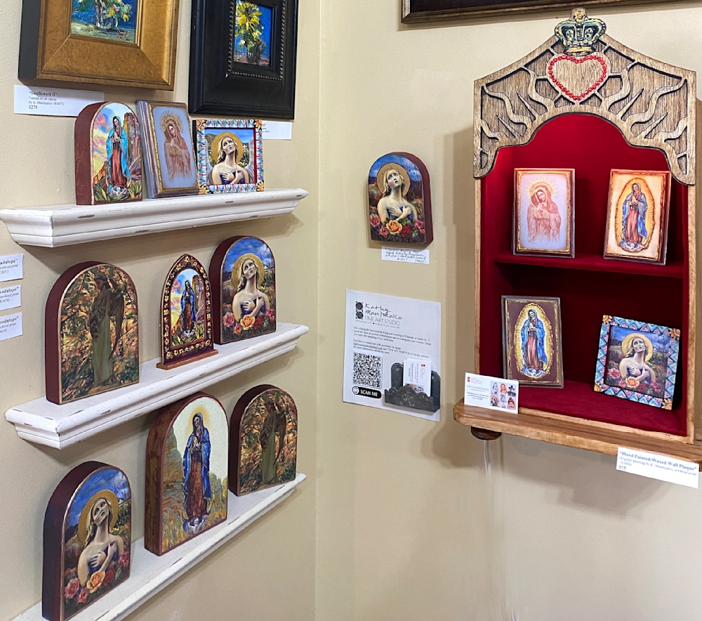 Art Angels Guadalupes in Santa Fe Gallery