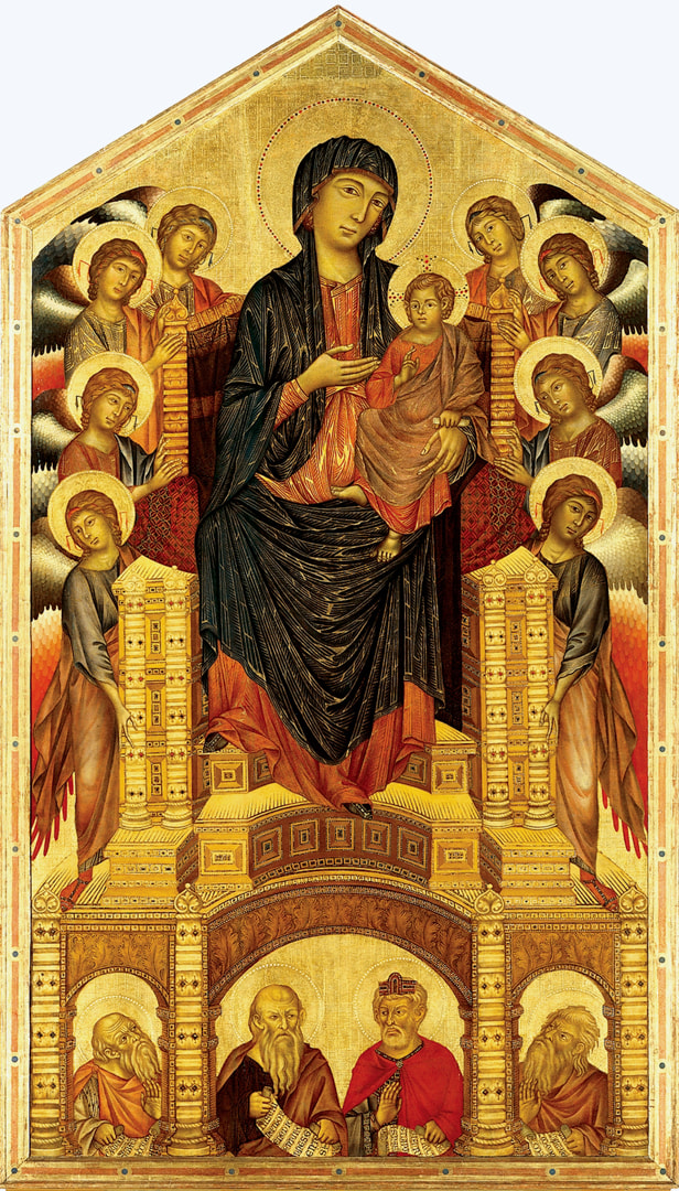 Cimabue _ Enthroaned Madonna and Child | Kimberly Cammerata
