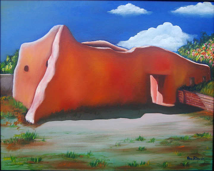 Tumacacori Summer, Oil on Canvas by Ana Luisa Rincon