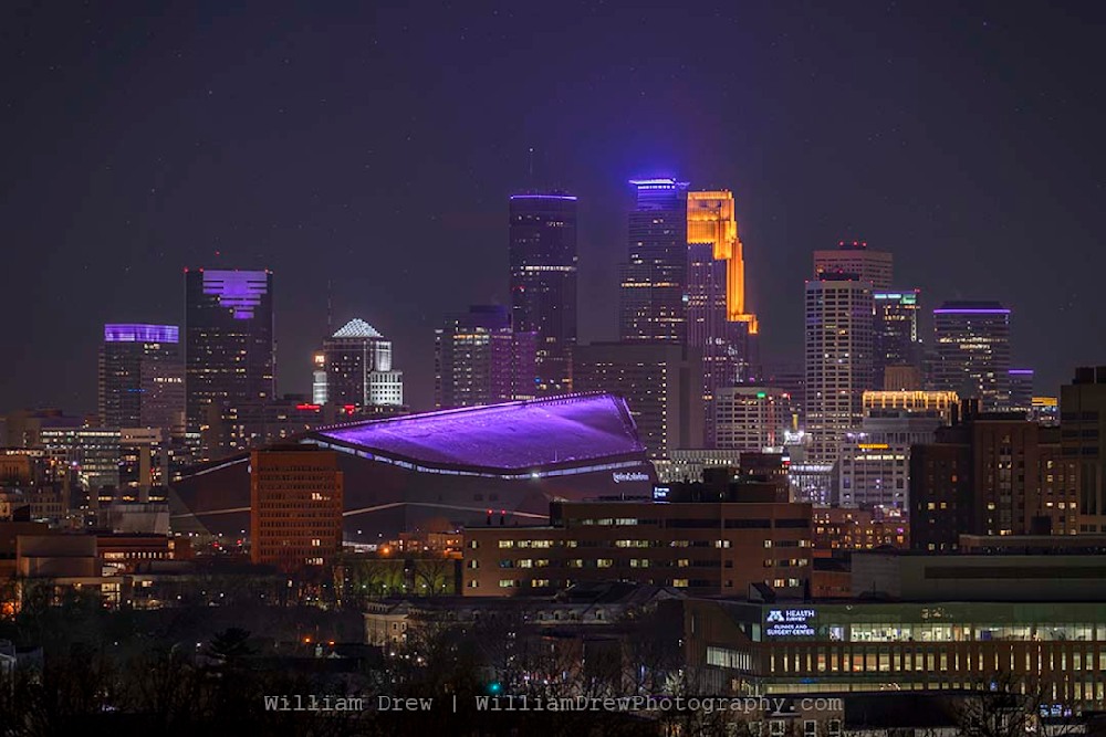 Skol Vikings Witches Hat 2023 - Best Views of Minneapolis | William Drew Photography