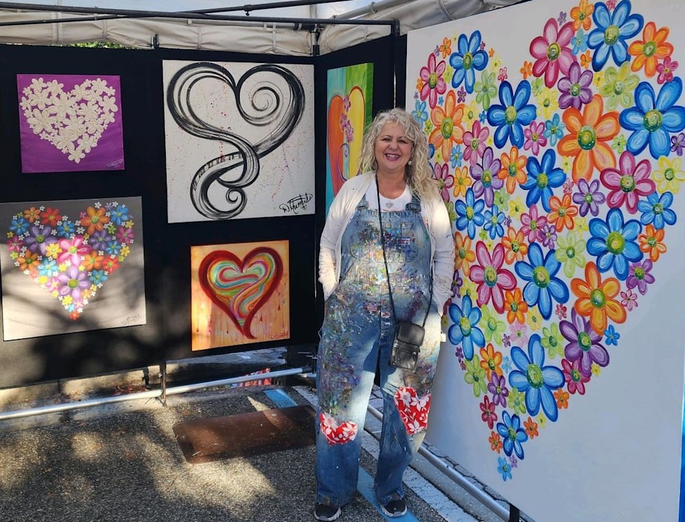 Painting From The Heart of Compassion – Debbie Arambula, The Heart Artist