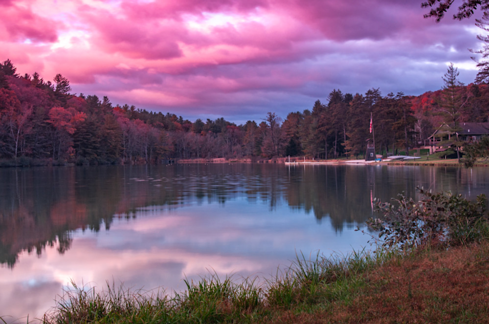 Pink Lake in Pennsylvania