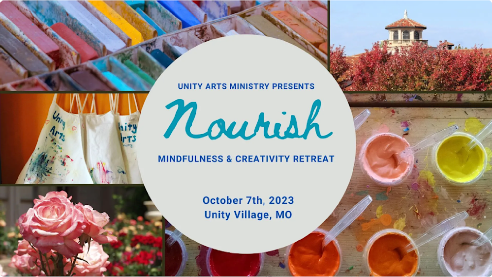 Nourish: Mindfulness & Creativity retreat event poster
