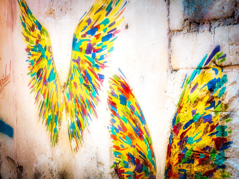 An Atlanta photographer captures some angel wings in the Old City of Cartagena, Colombia