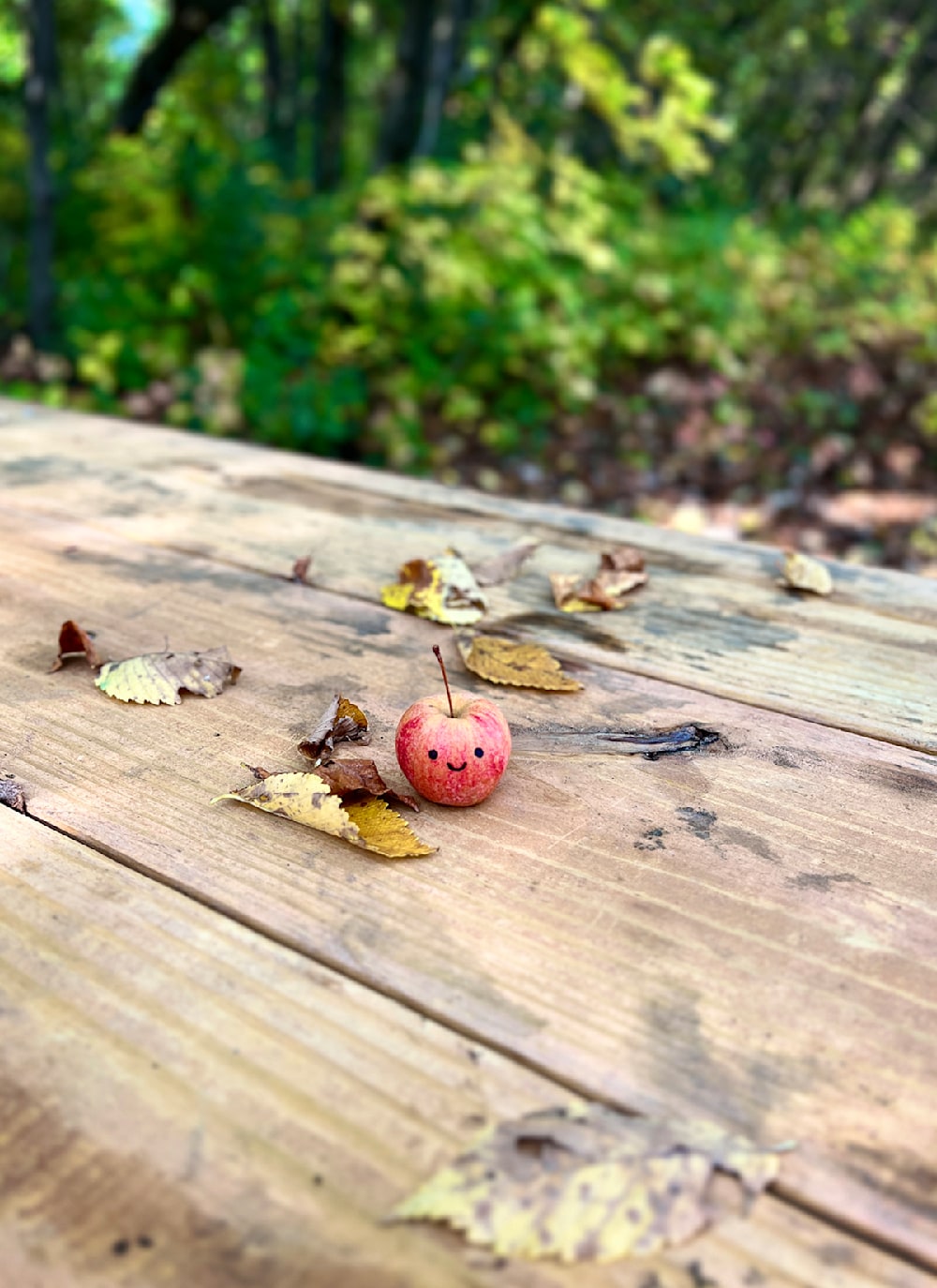 Tiny happy crab-apple
