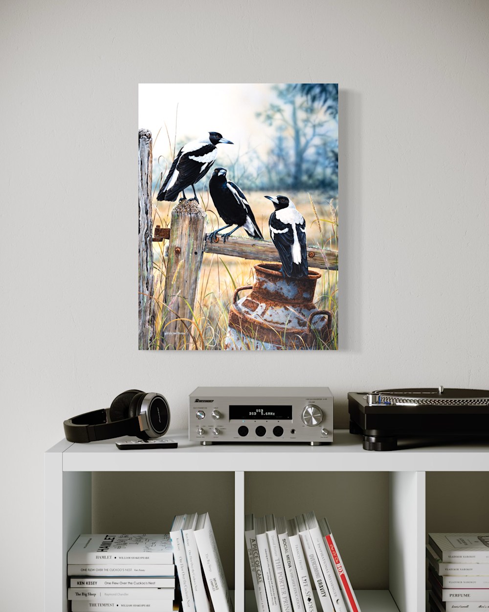 Australian Magpie Art Print