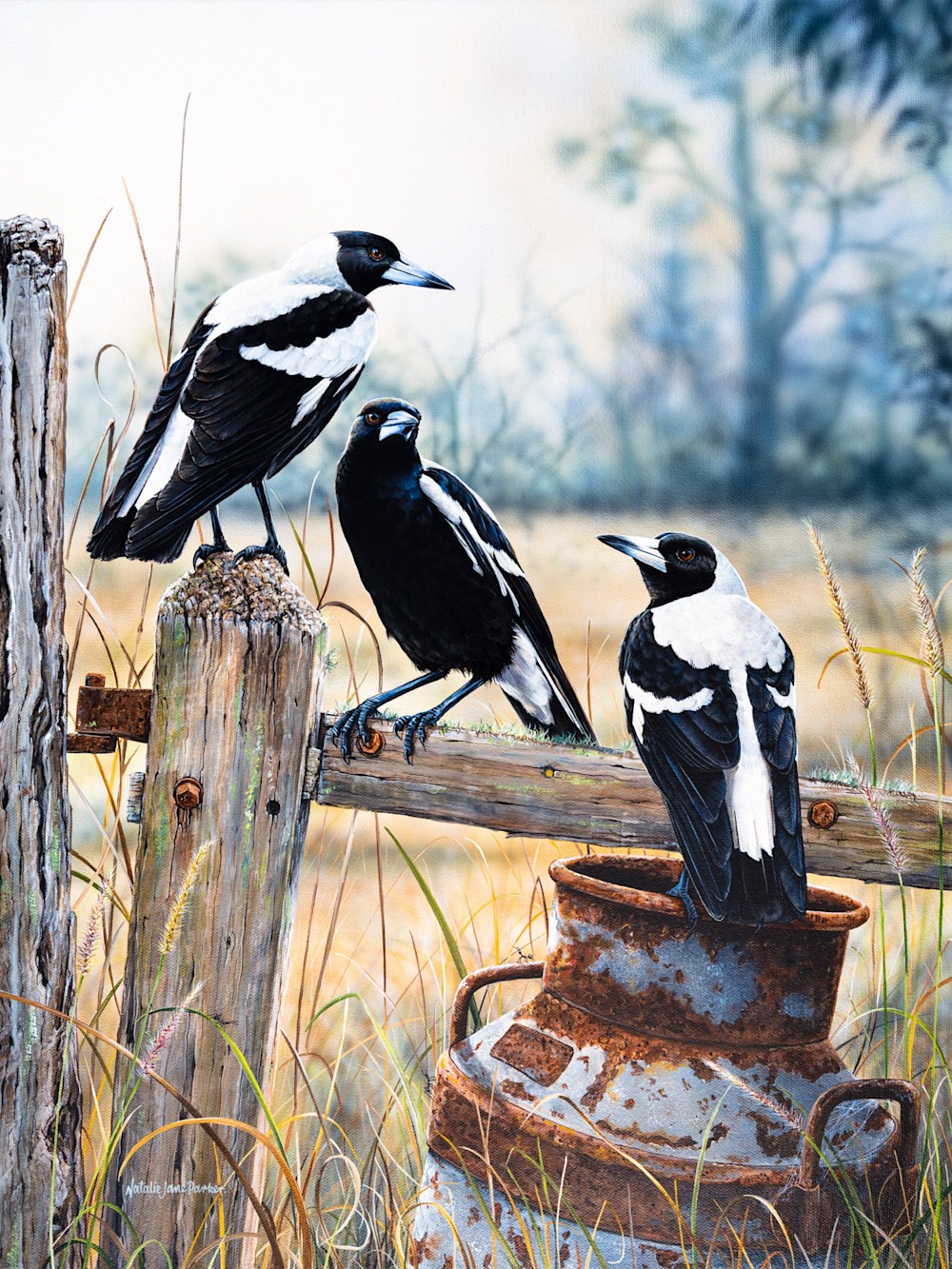 Magpie art