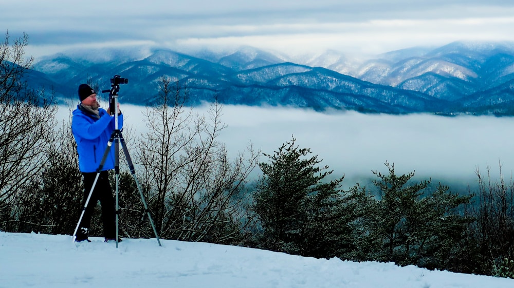 DCD Dixon Shooting a rare winter snowfall in the Smokey Mountains