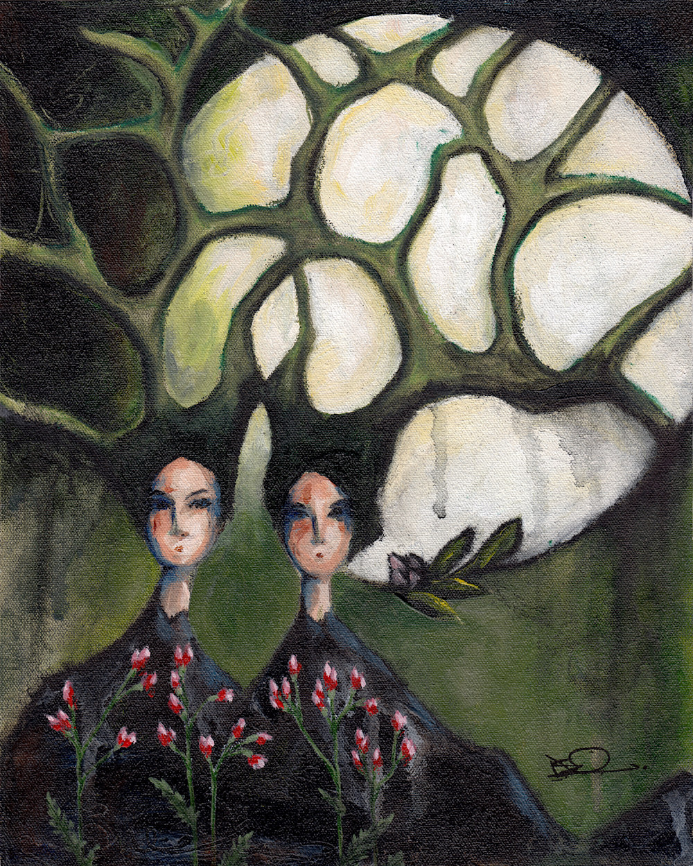 Together They Were Whole Divine Feminine Painting