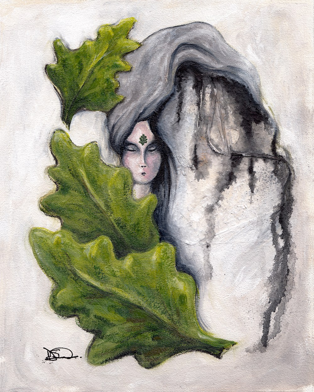 Wind Swept Divine Feminine Painting