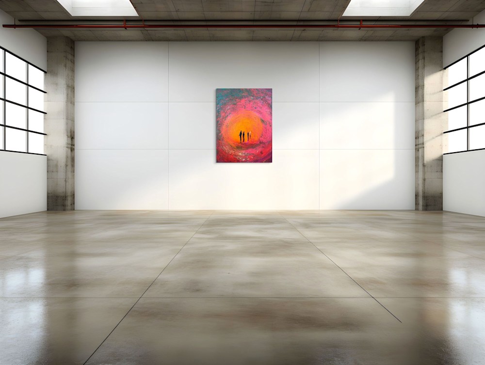 Fourth Man limited edition shown as 48 × 64 inches scale reference