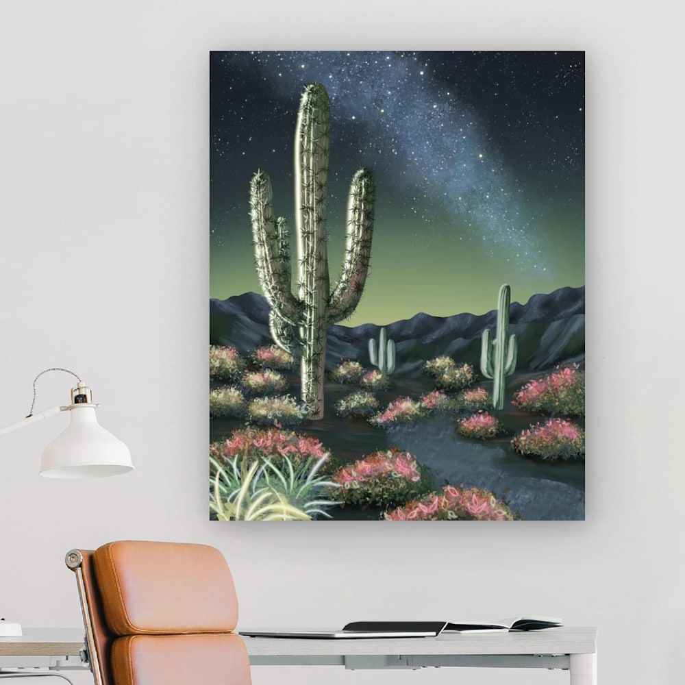 Starry Cactus Dreams