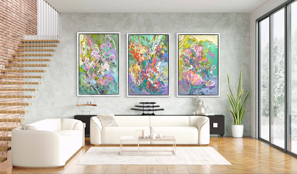 Flourish triptych